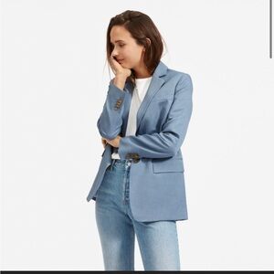 Everlane cotton linen blazer